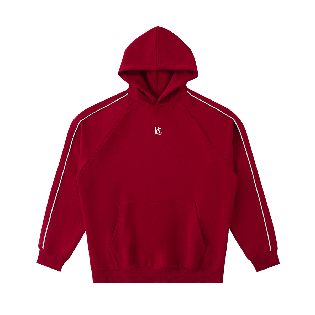 Monograph Contrast Raglan Hoodie