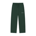 Solid Color Straight-Leg Sweatpants
