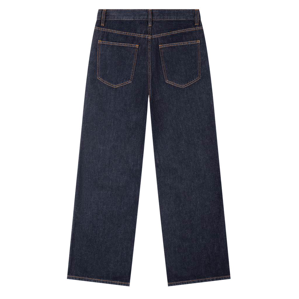 Straight Leg Heavyweight Denim Jeans