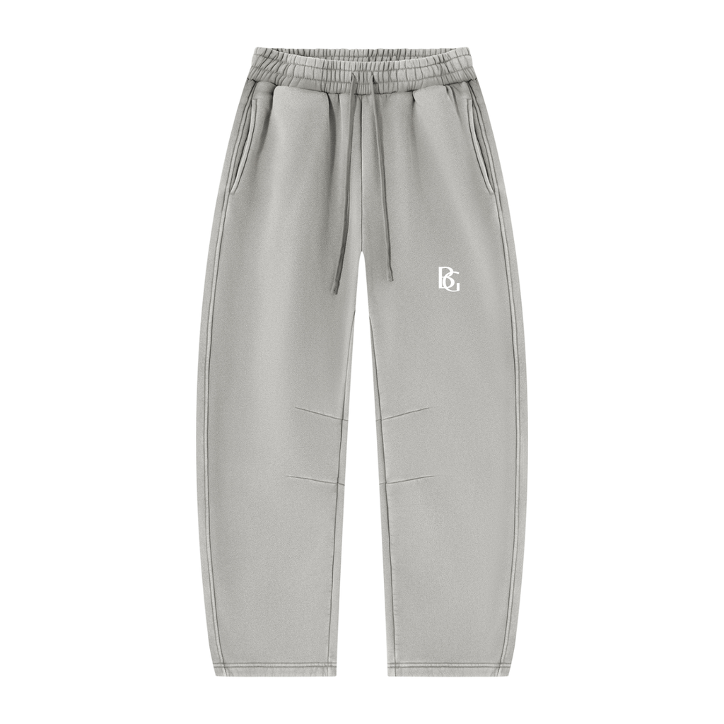 Vintage Wash Barrel Leg Fleece Sweatpants