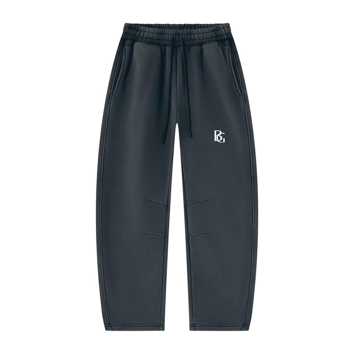 Vintage Wash Barrel Leg Fleece Sweatpants