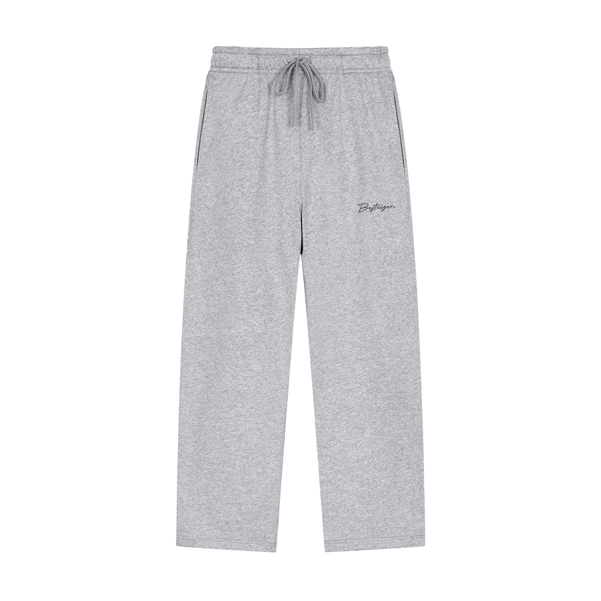 Solid Color Straight Leg Sweatpants