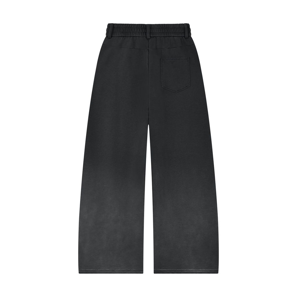Sunfade Paneled Barrel Leg Sweatpants