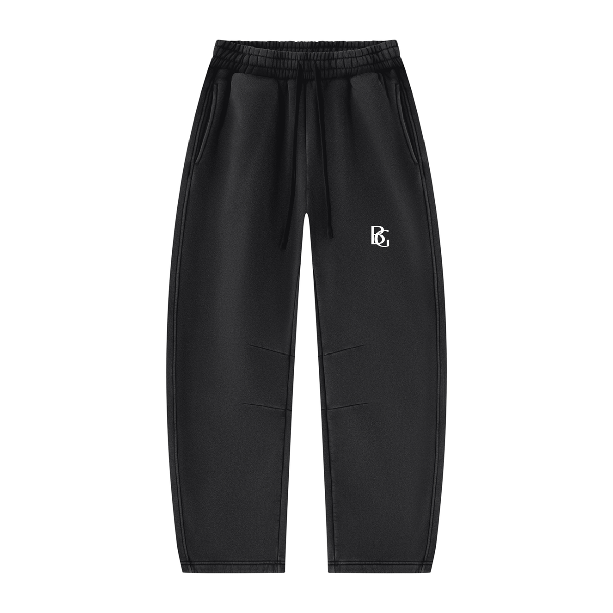 Vintage Wash Barrel Leg Fleece Sweatpants