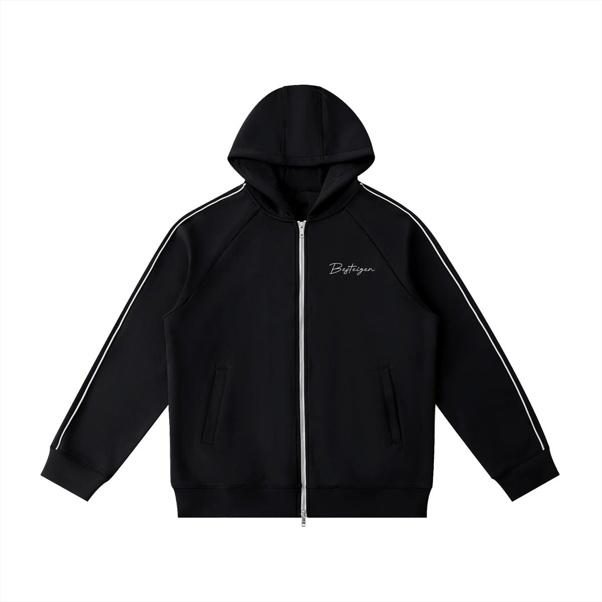 Classic Raglan Heavyweight Sleeve Zip Hoodie
