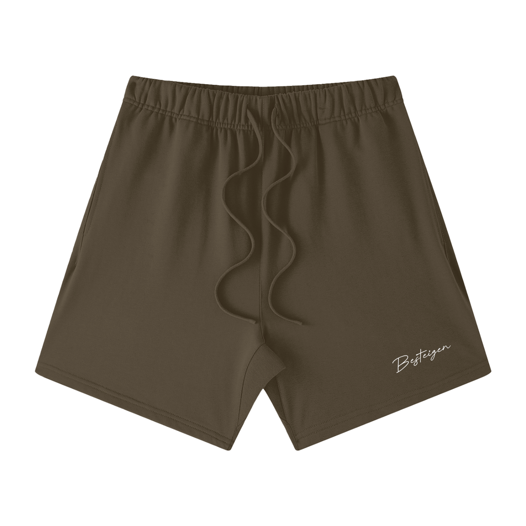 Earth Tone Loose Fit Cotton Shorts