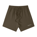 Earth Tone Loose Fit Cotton Shorts