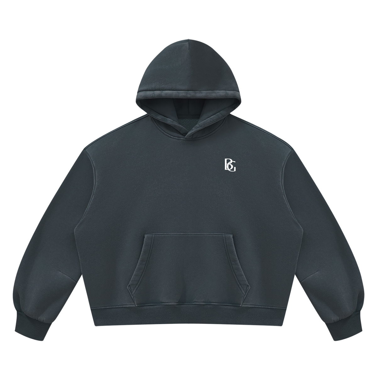 Vintage Wash Boxy Fleece Hoodie