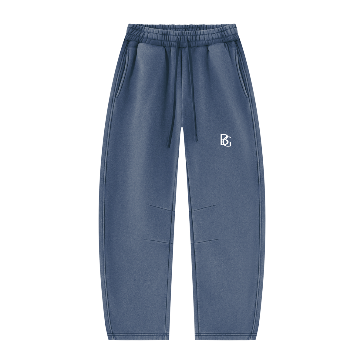 Vintage Wash Barrel Leg Fleece Sweatpants
