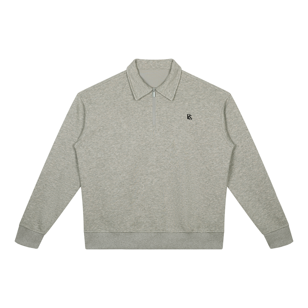 Boxy Quarter-Zip Sweatshirt
