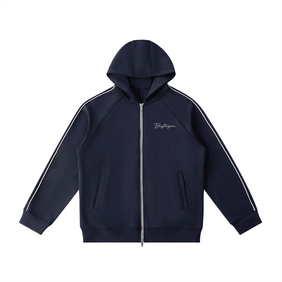 Classic Raglan Heavyweight Sleeve Zip Hoodie