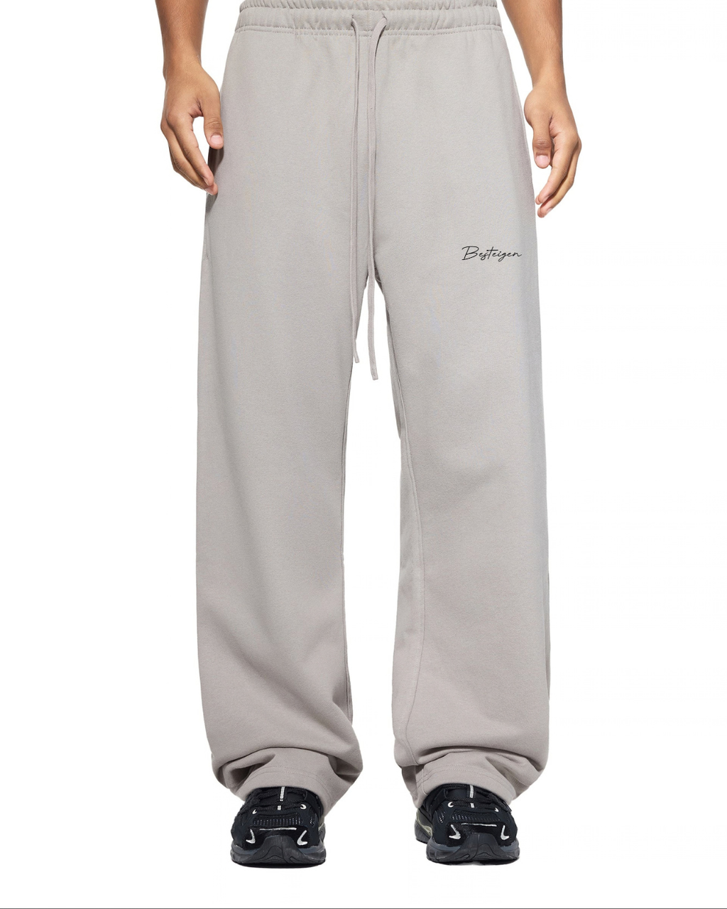 Solid Color Straight Leg Sweatpants