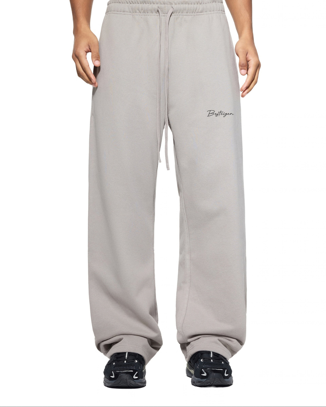Solid Color Straight Leg Sweatpants