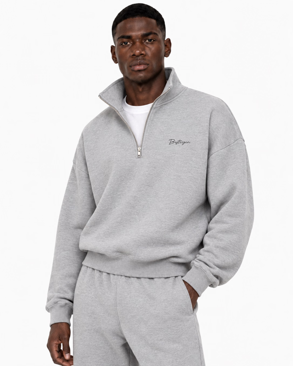 Boxy Quarterzip Sweatshirt