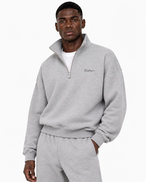 Boxy Quarterzip Sweatshirt