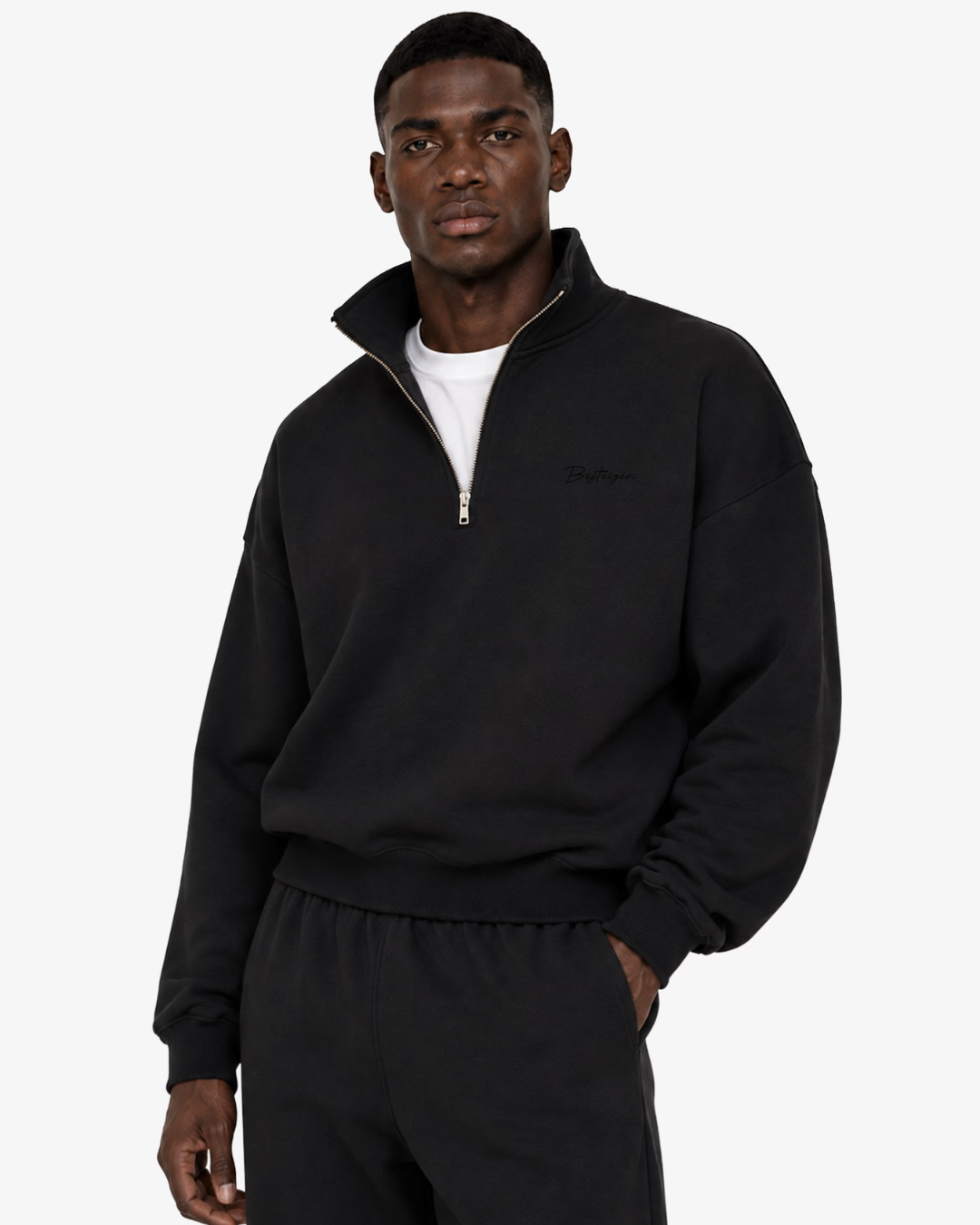 Boxy Quarterzip Sweatshirt