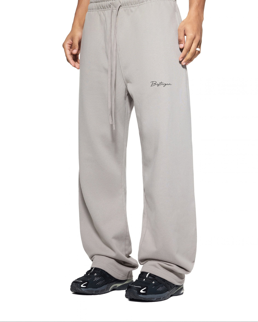 Solid Color Straight Leg Sweatpants