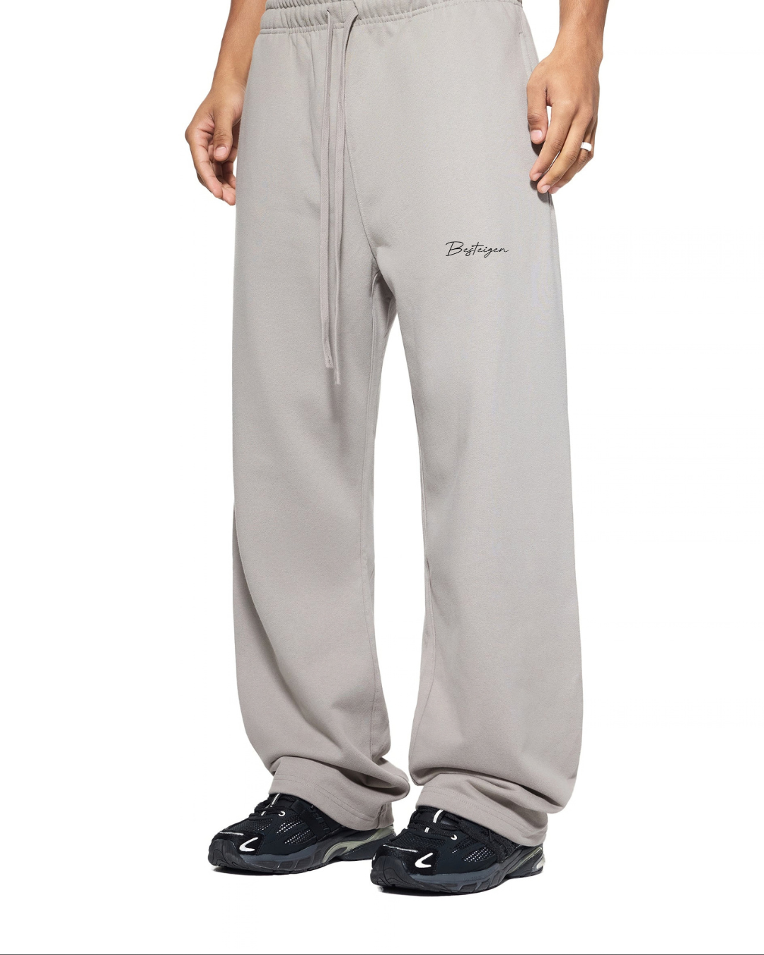Solid Color Straight Leg Sweatpants