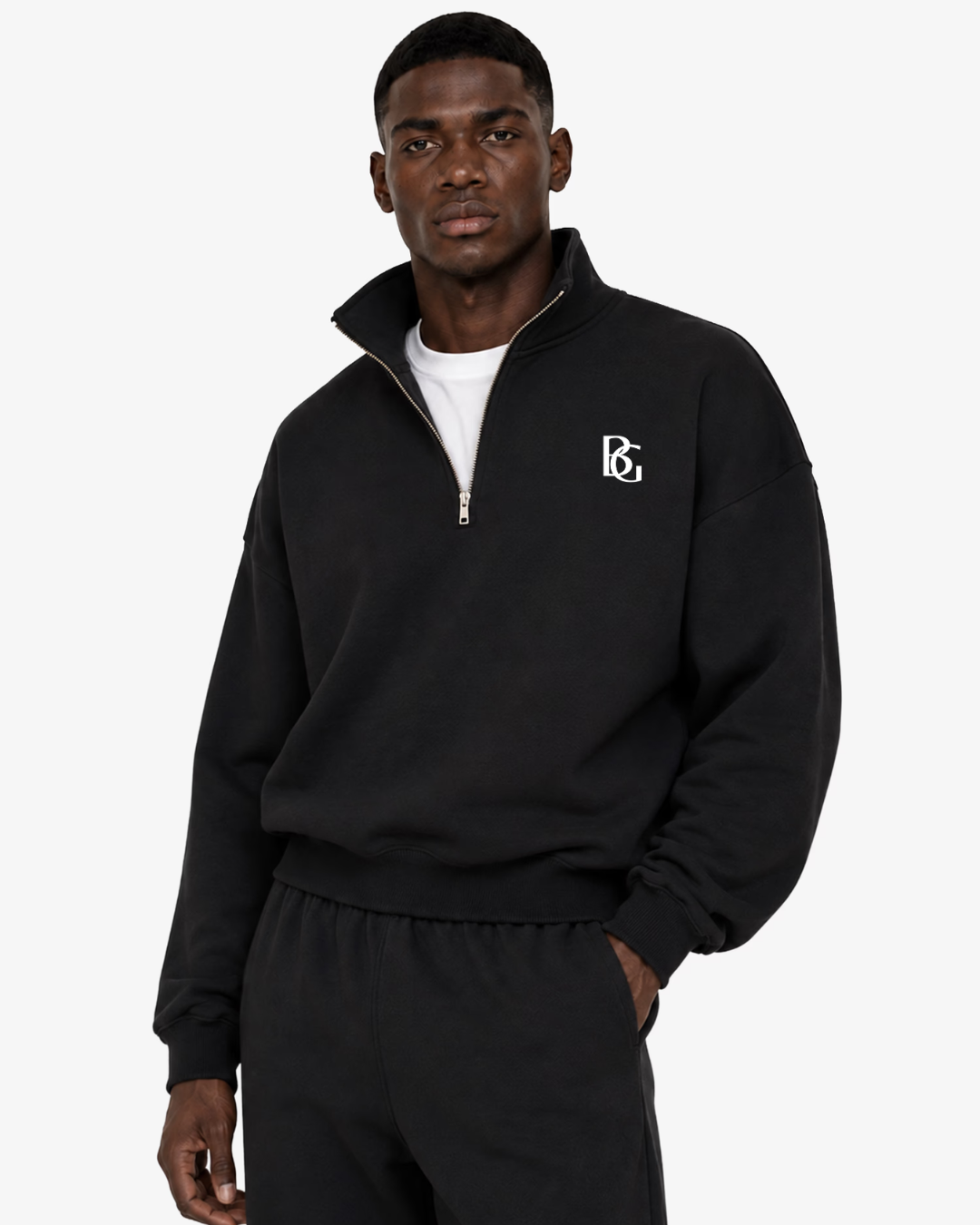 Boxy Quarterzip Sweatshirt