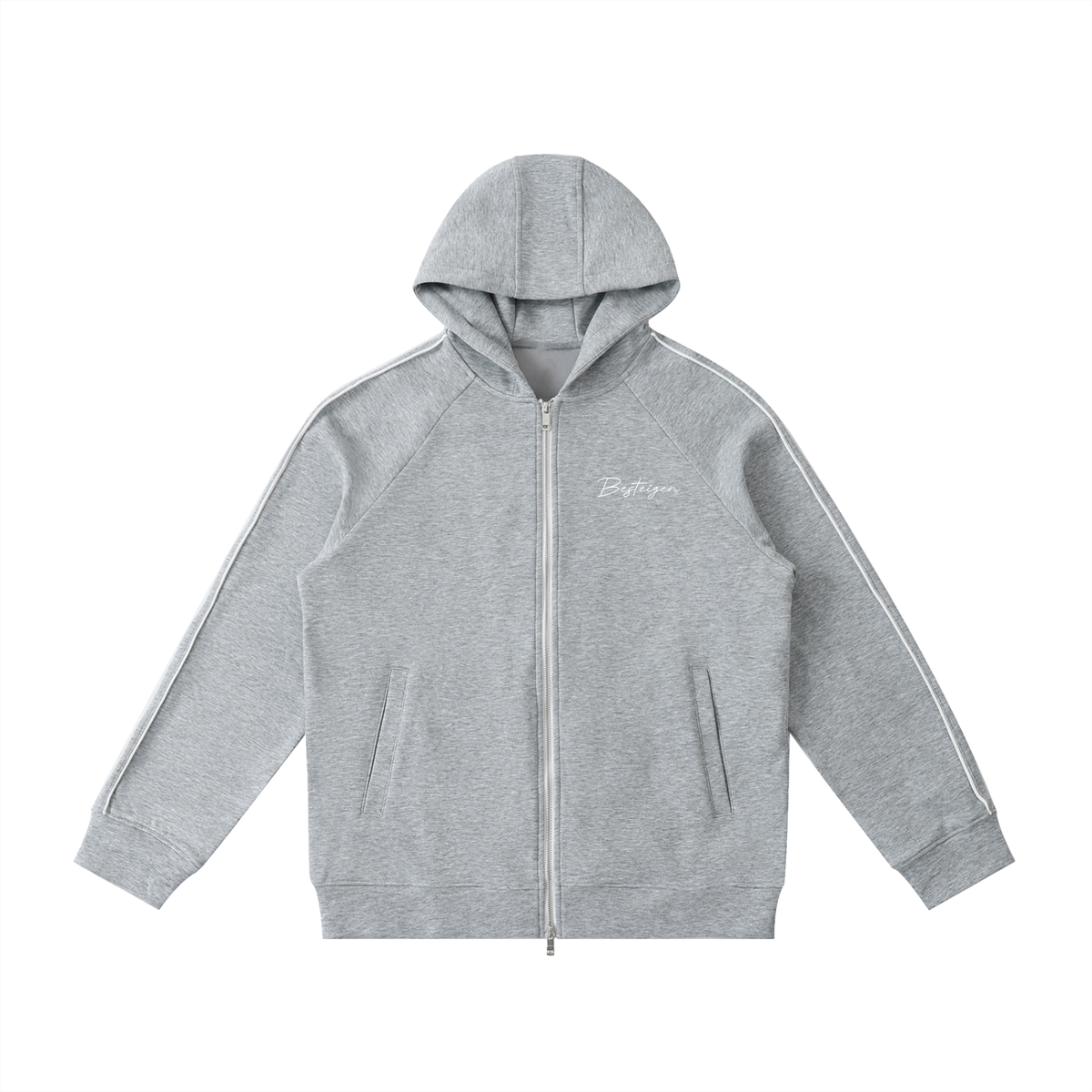 Classic Raglan Heavyweight Sleeve Zip Hoodie