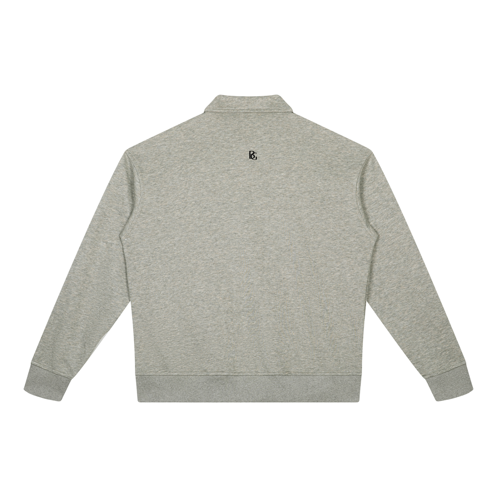 Boxy Quarter-Zip Sweatshirt