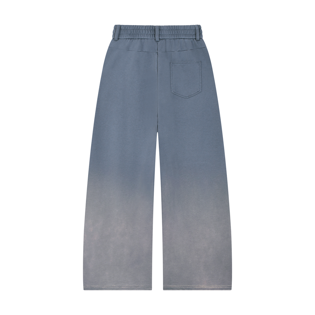 Sunfade Paneled Barrel Leg Sweatpants