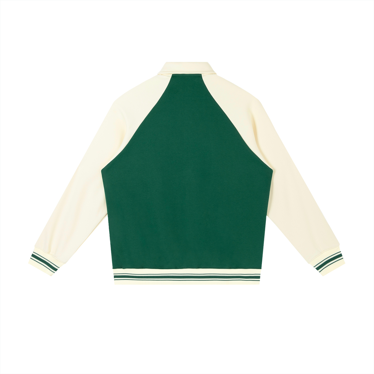Classic Contrast Raglan Baseball Jacket