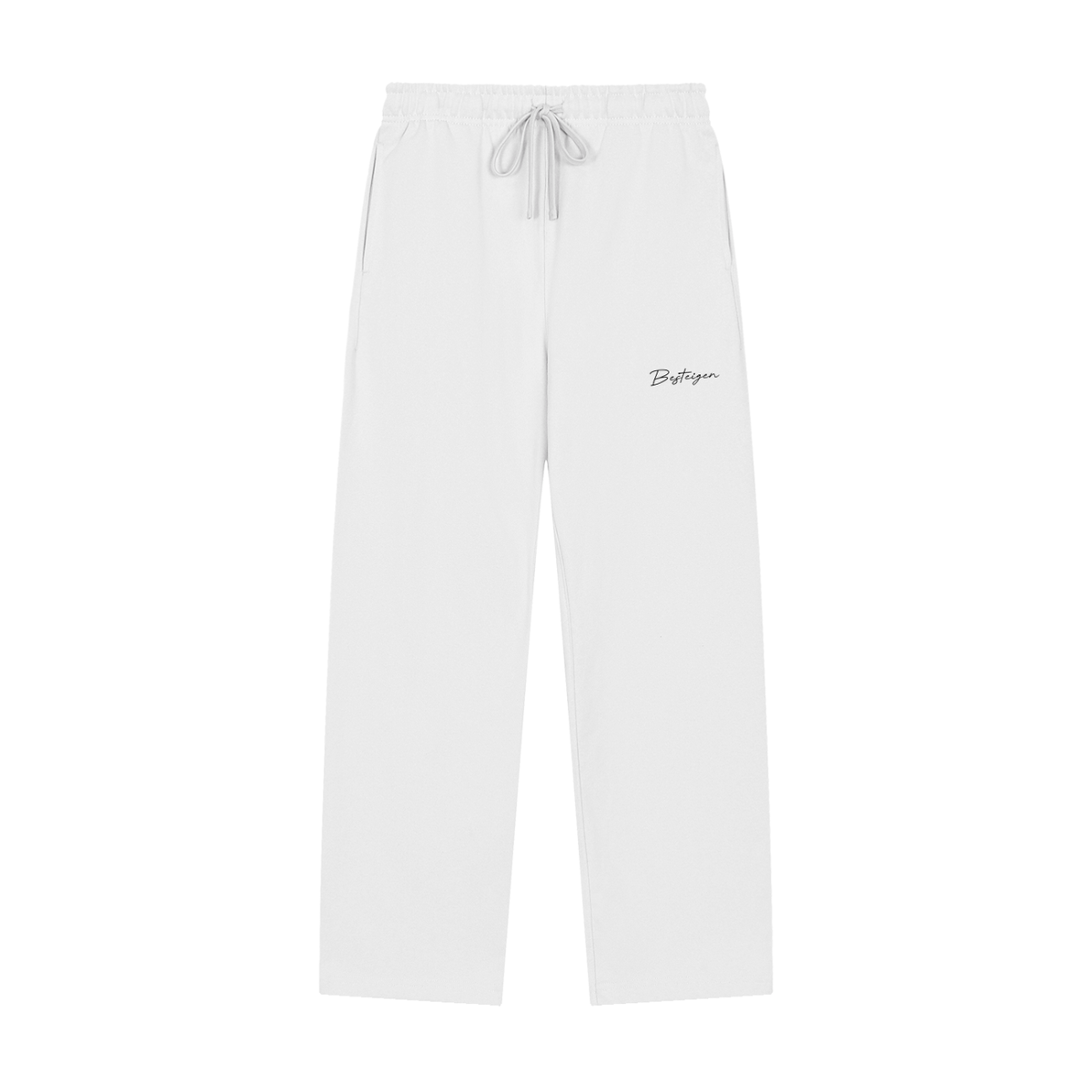 Solid Color Straight Leg Sweatpants