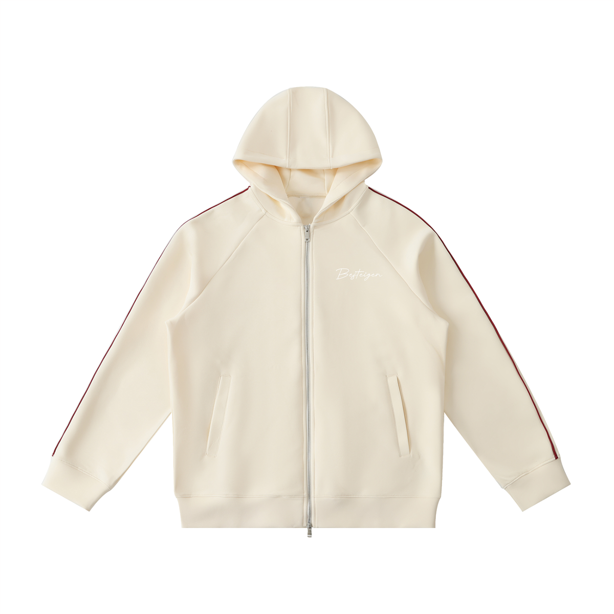 Classic Raglan Heavyweight Sleeve Zip Hoodie