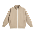 Contrast Side-Stripe Stand Collar Jacket