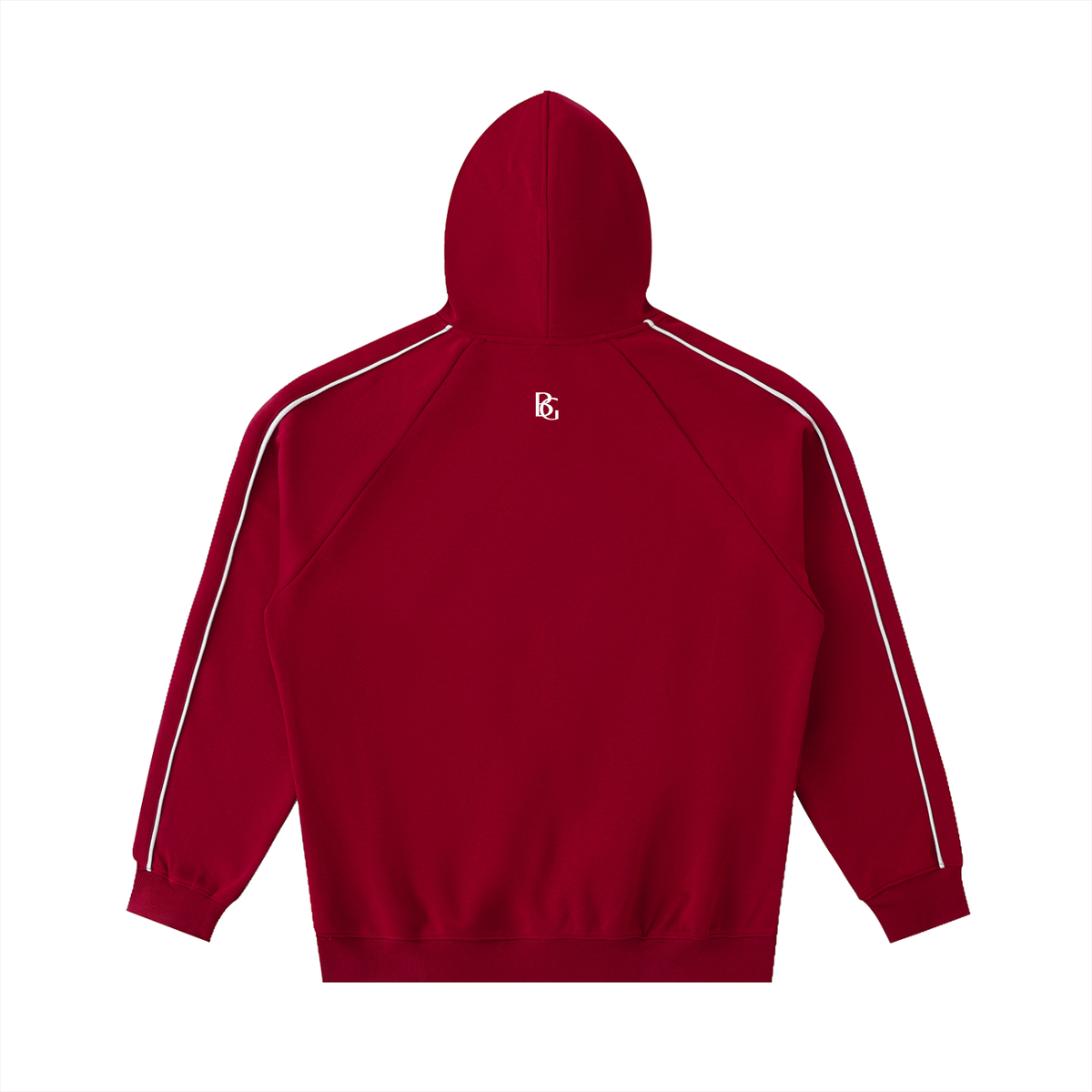 Monograph Contrast Raglan Hoodie
