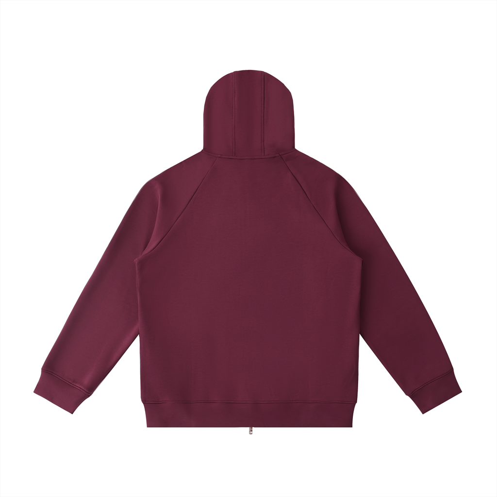 Classic Raglan Heavyweight Sleeve Zip Hoodie