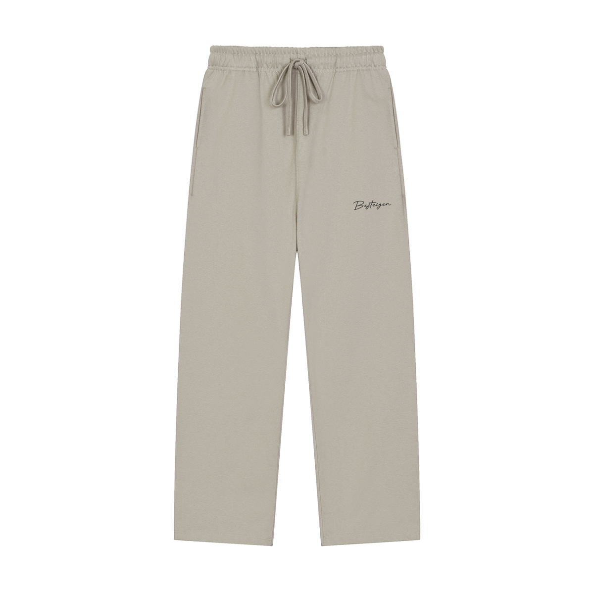 Solid Color Straight Leg Sweatpants
