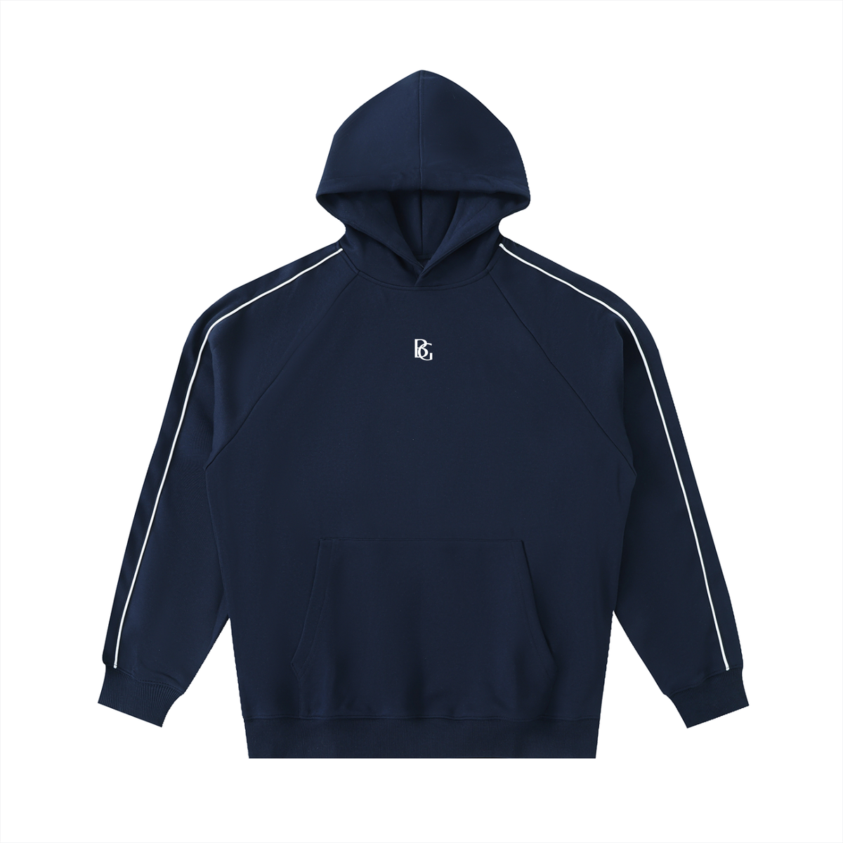 Monograph Contrast Raglan Hoodie