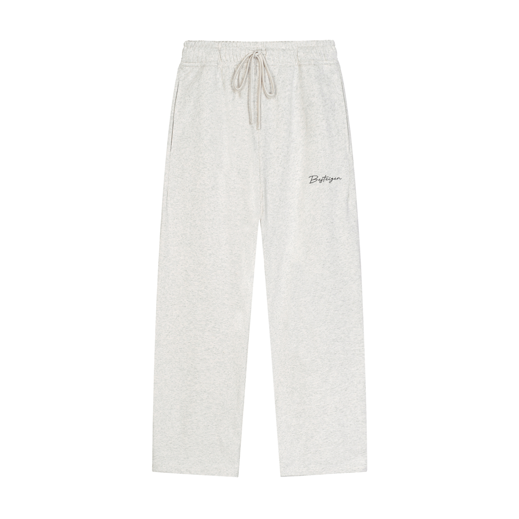Solid Color Straight Leg Sweatpants