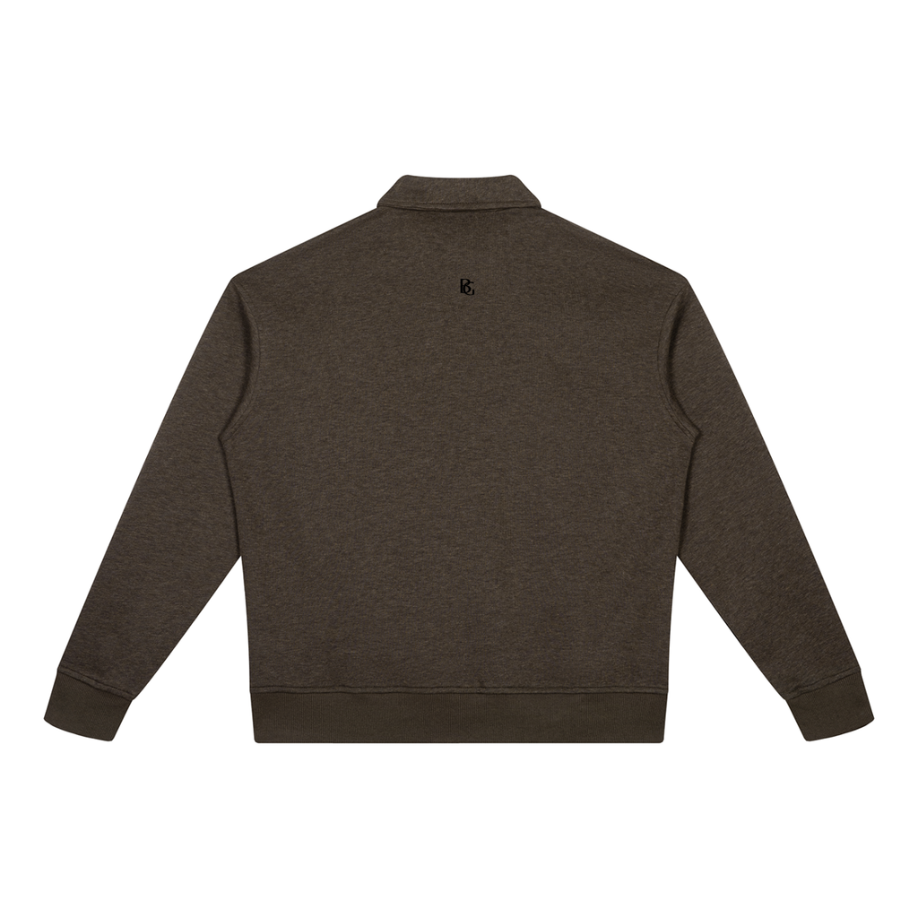 Boxy Quarter-Zip Sweatshirt