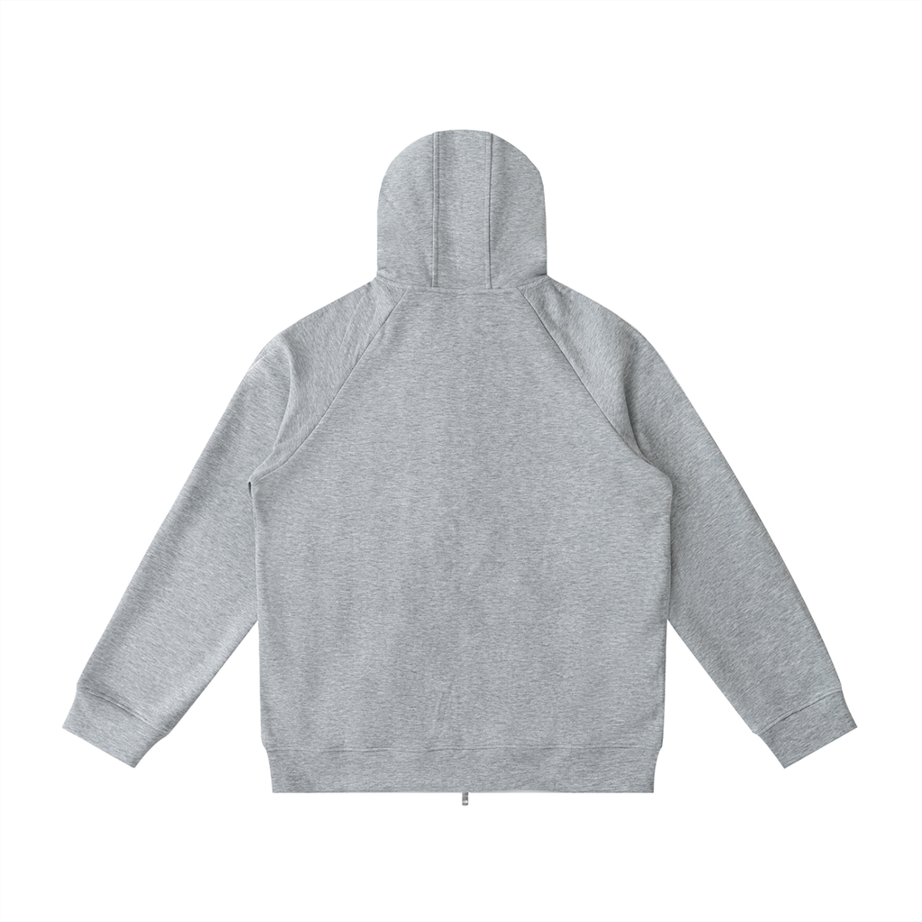 Classic Raglan Heavyweight Sleeve Zip Hoodie