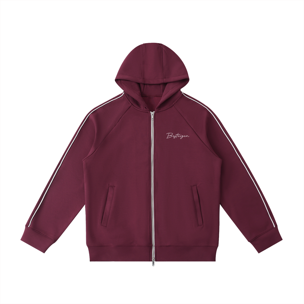 Classic Raglan Heavyweight Sleeve Zip Hoodie