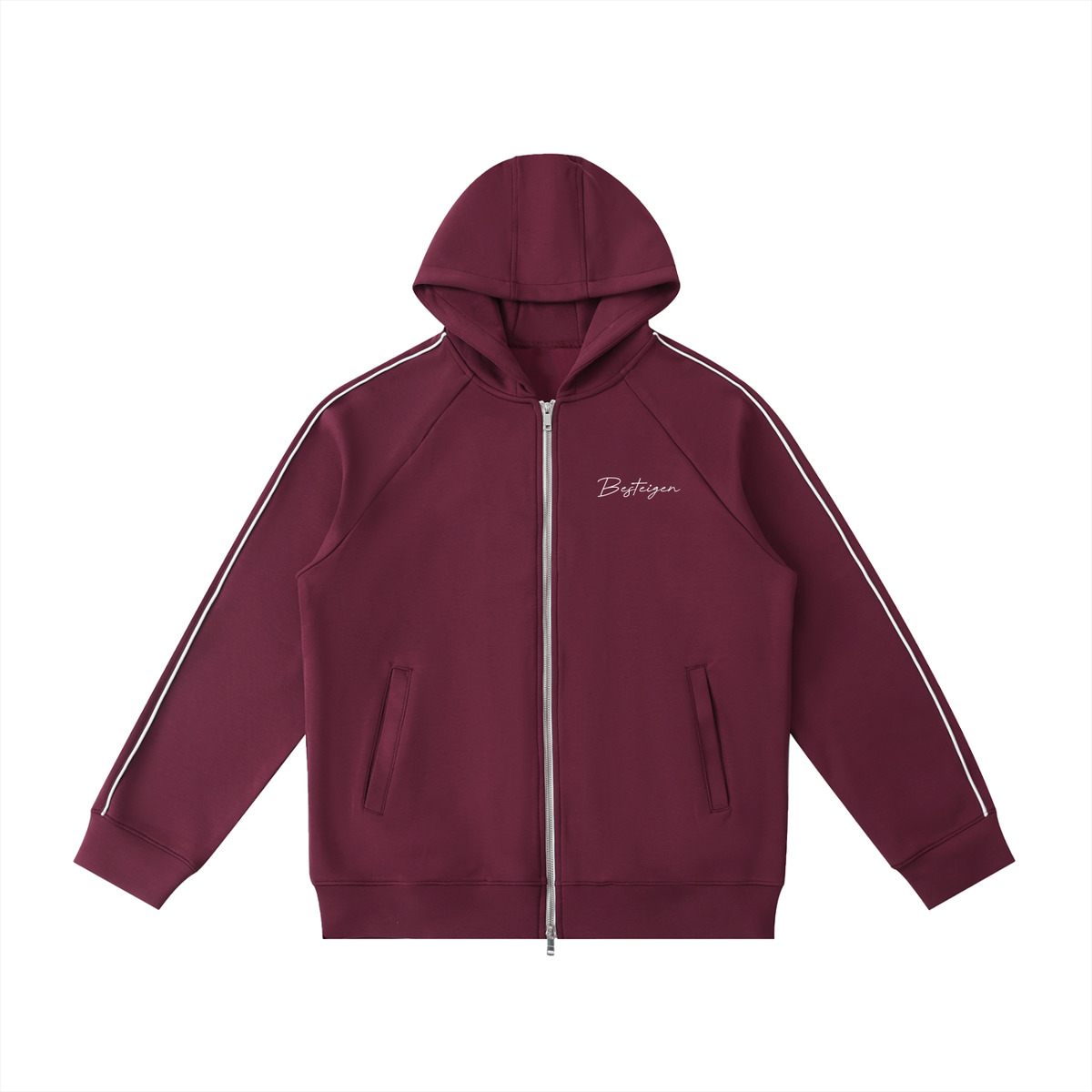 Classic Raglan Heavyweight Sleeve Zip Hoodie