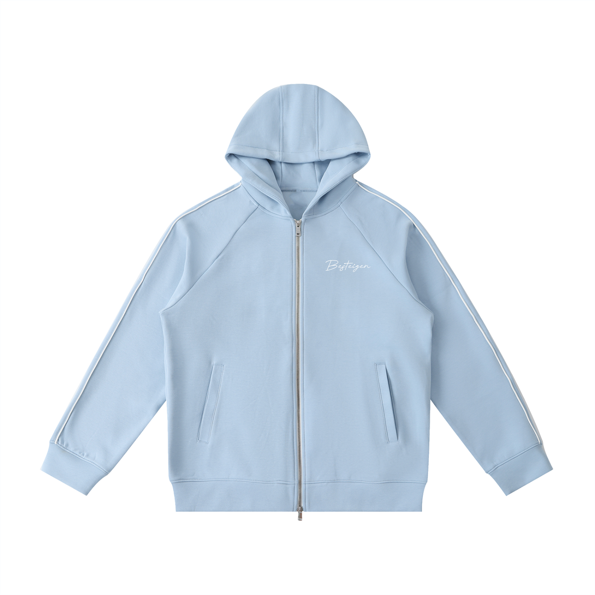 Classic Raglan Heavyweight Sleeve Zip Hoodie