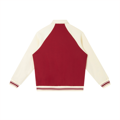 Classic Contrast Raglan Baseball Jacket