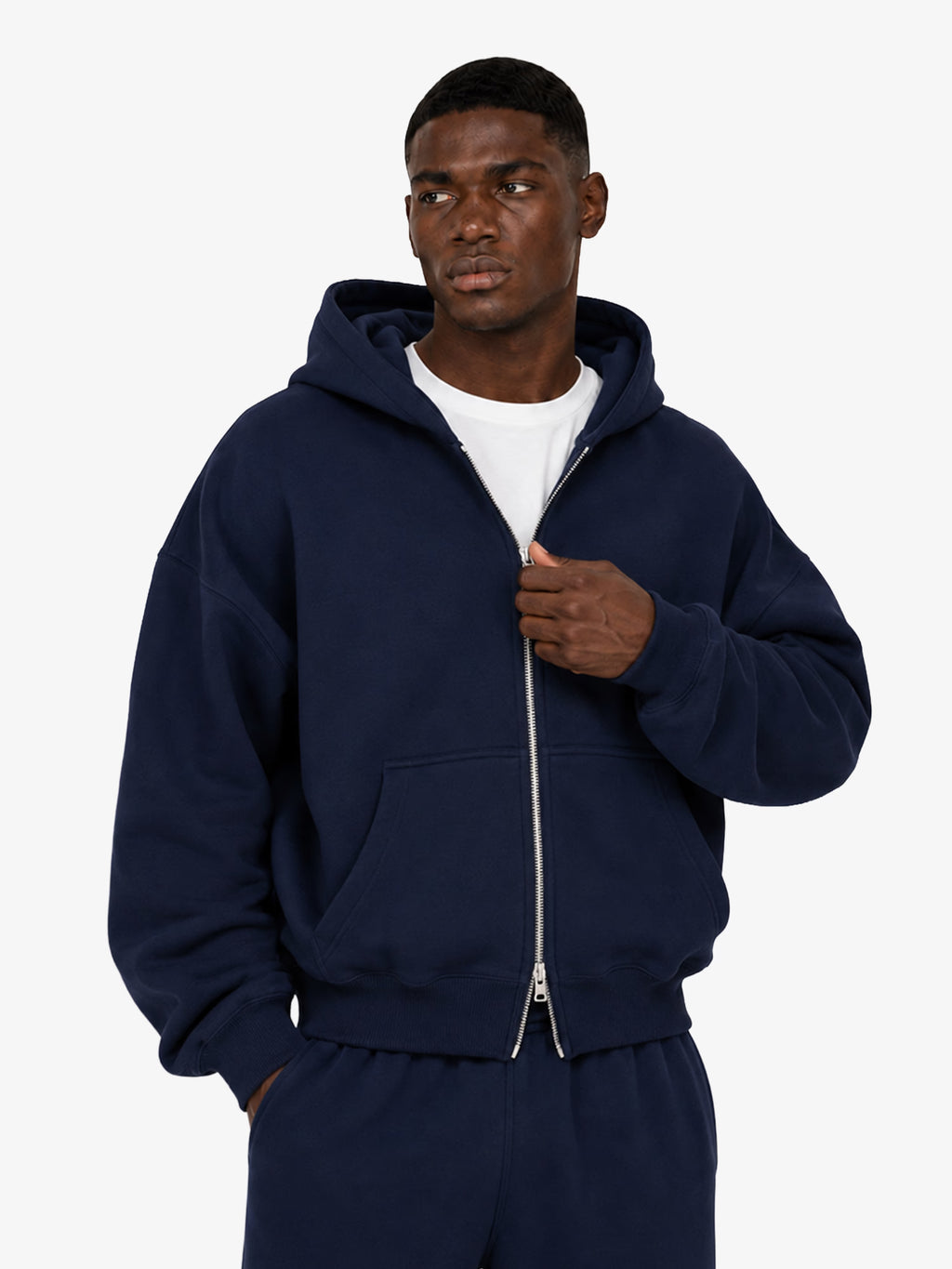 Classic French Terry Zip Hoodie
