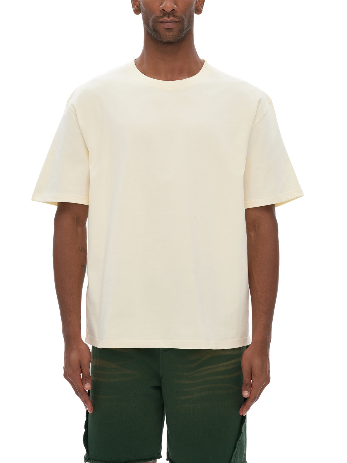 Classic Heavyweight Drop Shoulder Cotton Tee