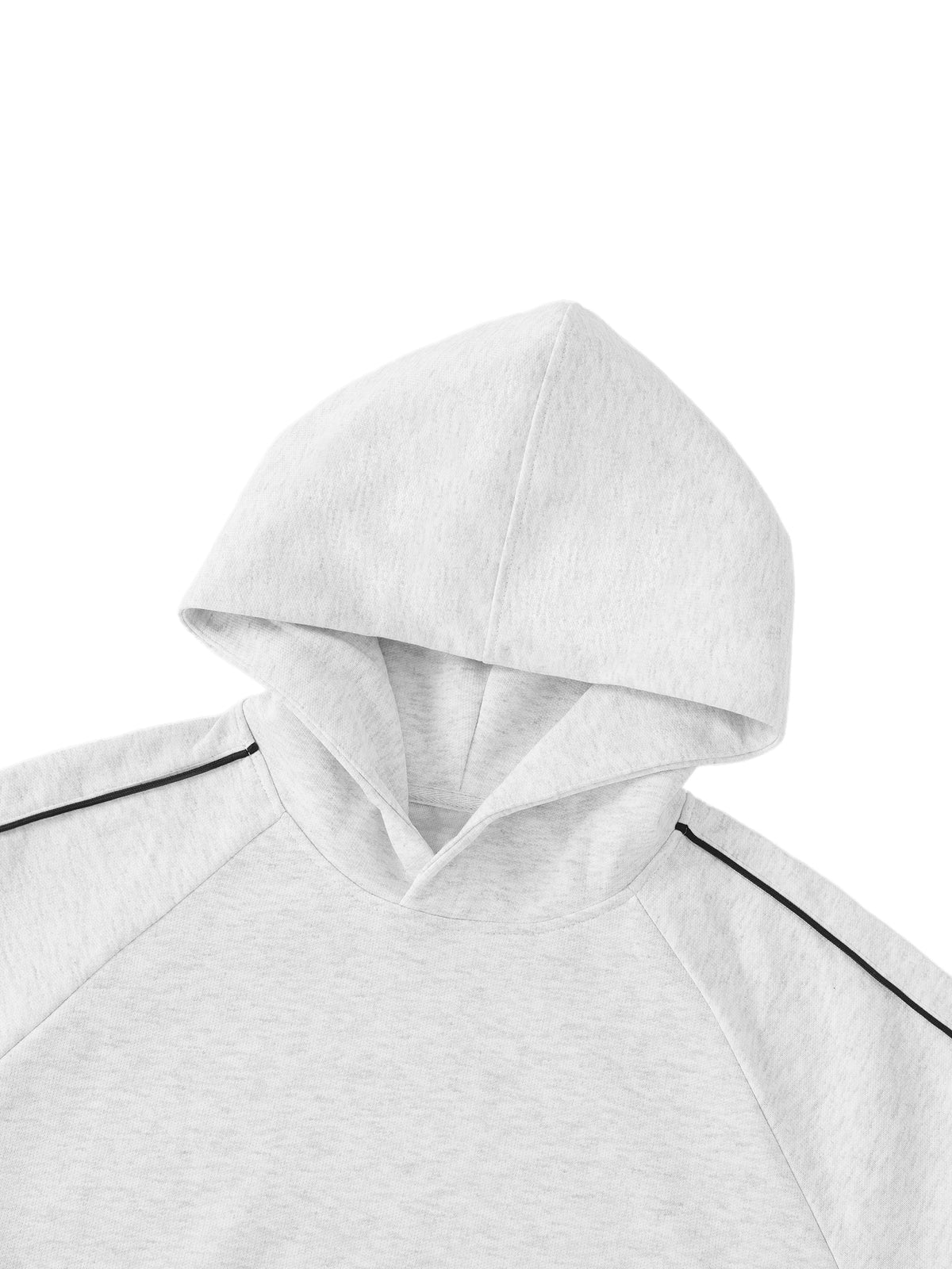 Monograph Contrast Raglan Hoodie