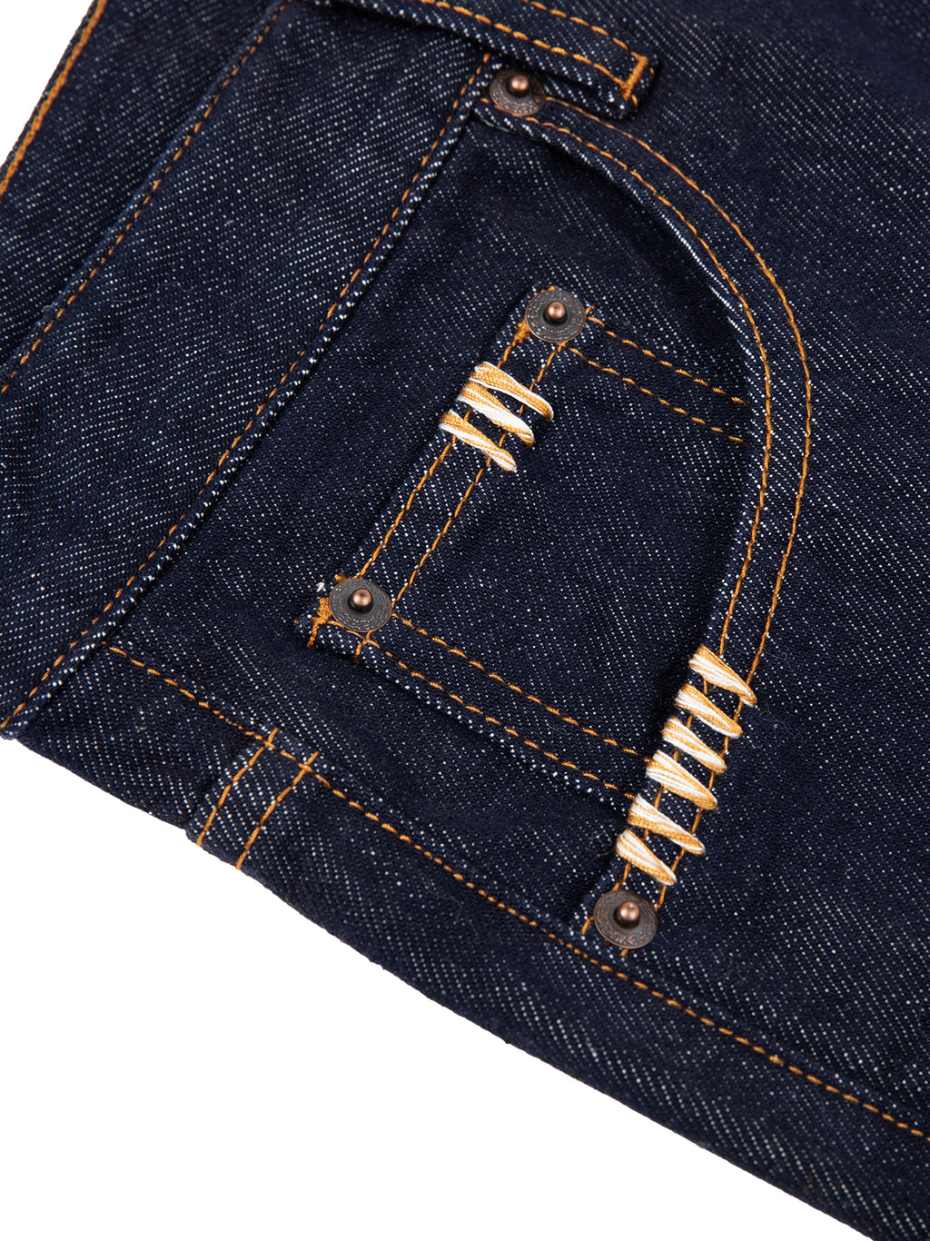 Straight Leg Heavyweight Denim Jeans