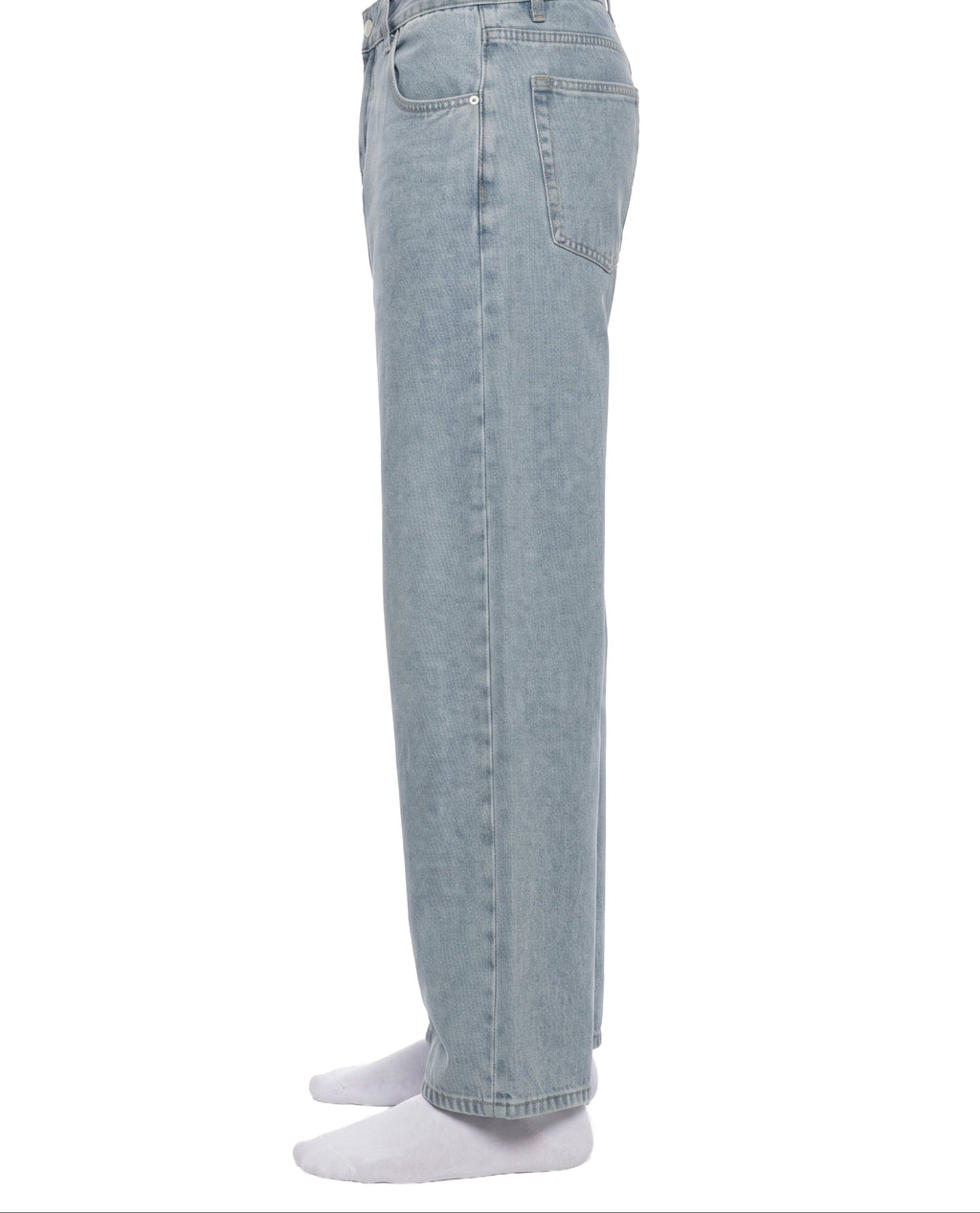 Vintage Wash Straight Leg Jeans