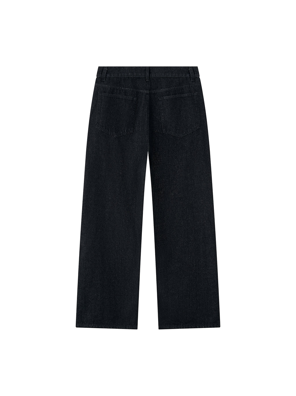Woven Canvas Wide-Leg Trouser