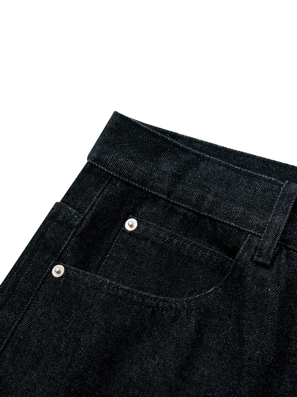 Woven Canvas Wide-Leg Trouser