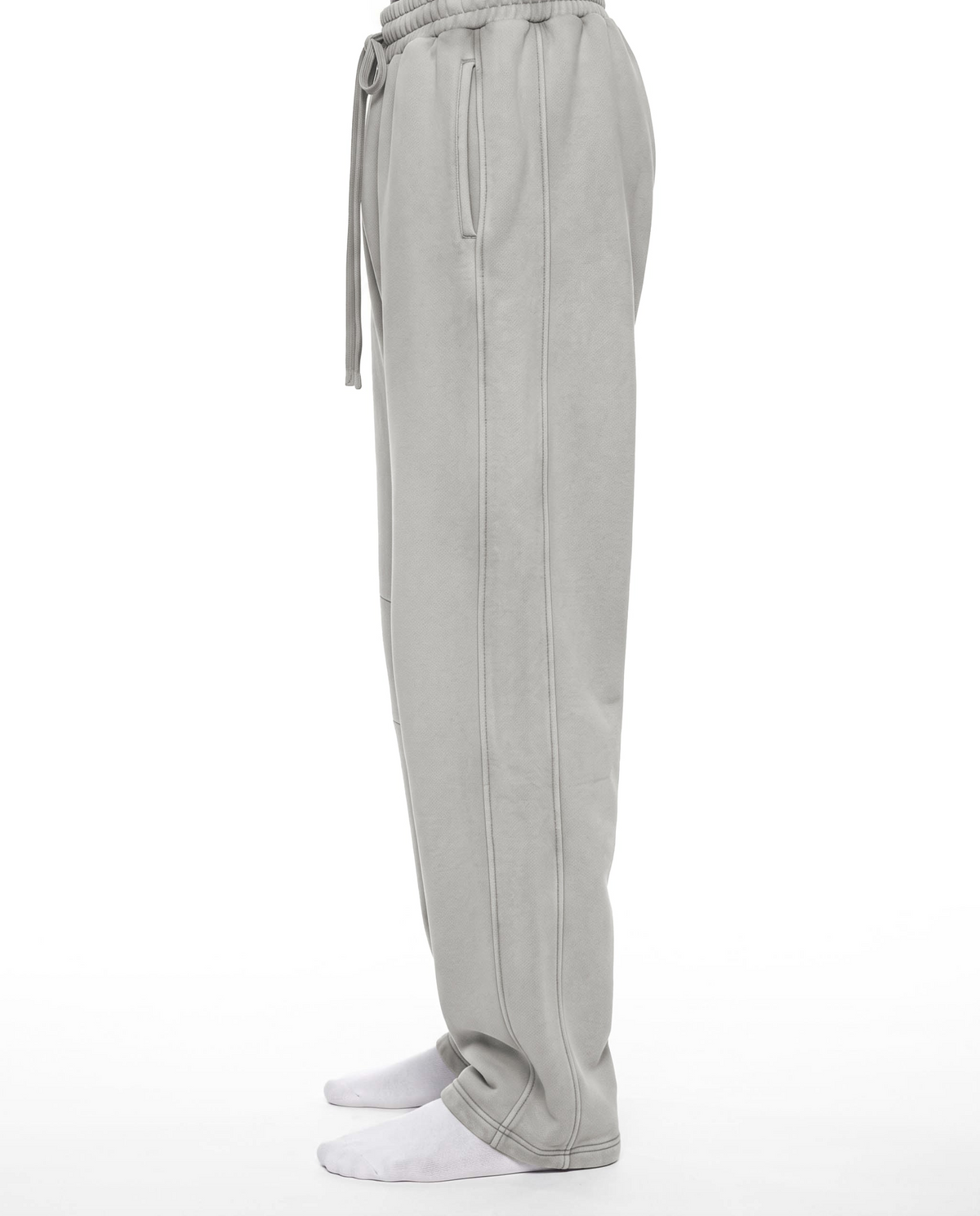 Vintage Wash Barrel Leg Fleece Sweatpants