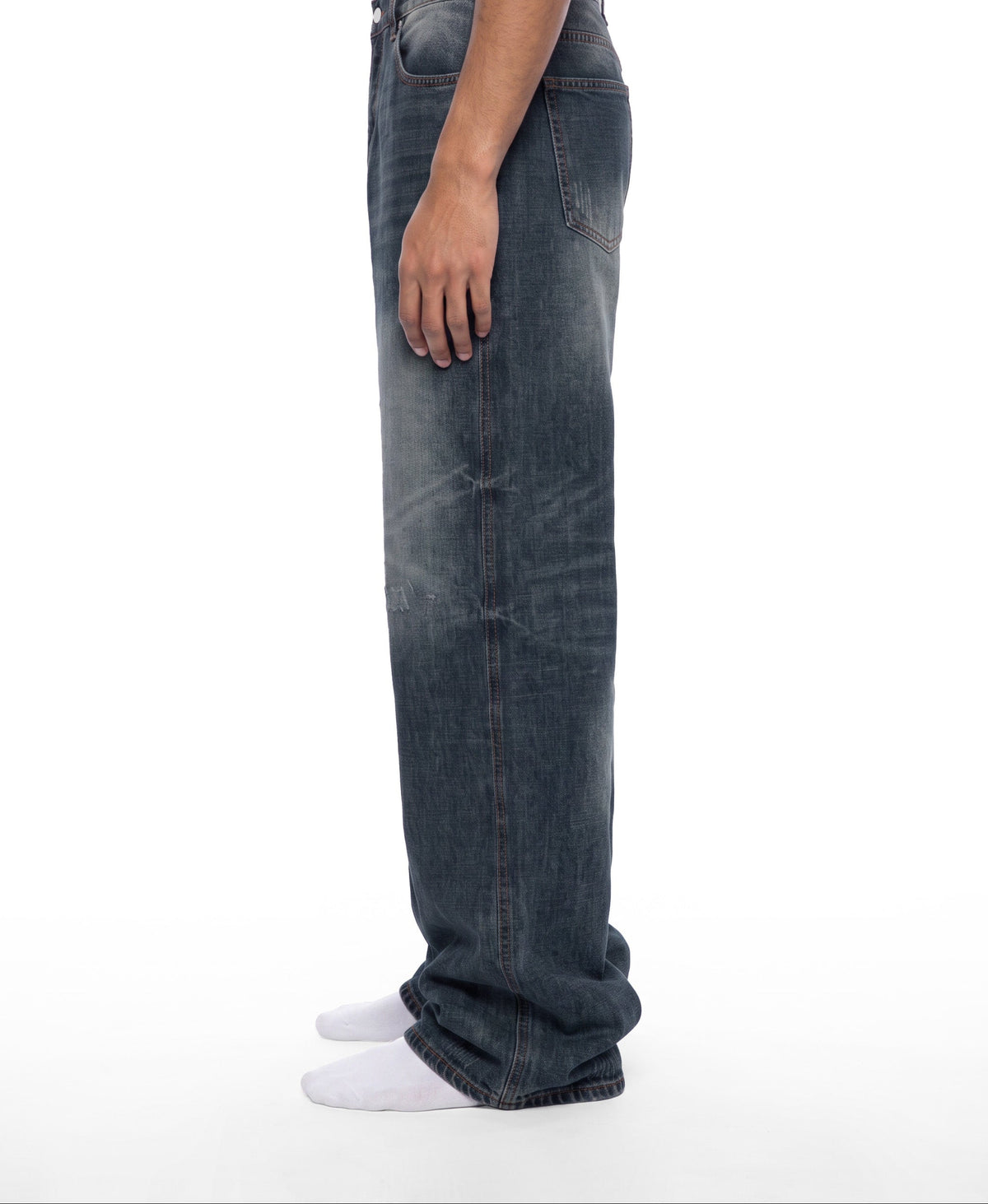 Men's Vintage Wash Denim Jeans